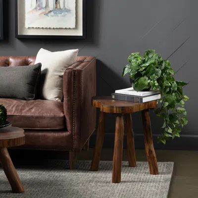 Ashley Crestview Collection Elegant Accent End Table In Brown
