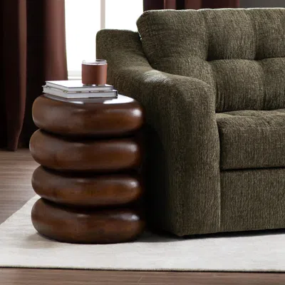 Ashley Crestview Collection Oval Accent End Table In Brown