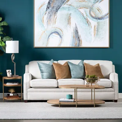Ashley Crestview Collection Oval Coffee Table In Multi