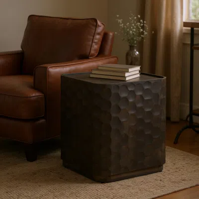 Ashley Crestview Collection Sculpted Accent Table In Brown