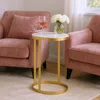 Ashley Crestview Collection Sliding End Table In Gold