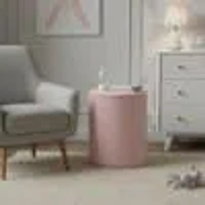 Ashley Crestview Collection Solid Accent End Table In Pink