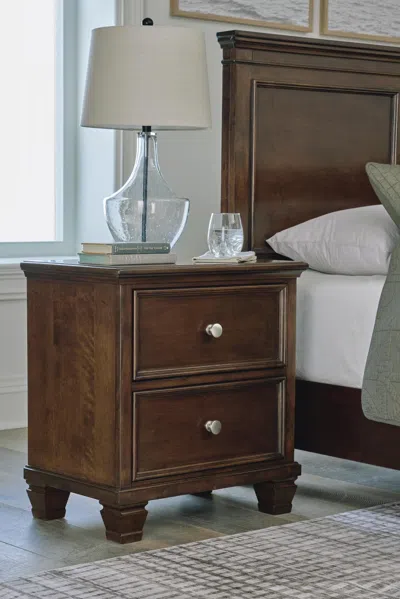 Ashley Danabrin 25" 2 Drawer Nightstand In Multi