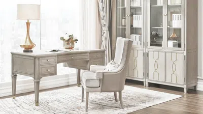 Ashley Dauphin 59" Executive Desk In Gray