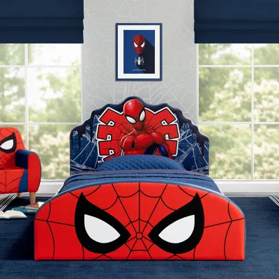 Ashley Delta Children Marvel Spider-man Upholstered Twin Bed In Red