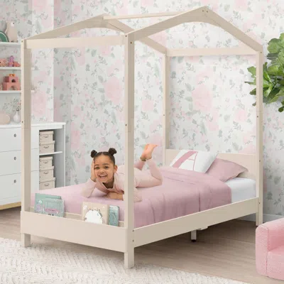 Ashley Delta Children Poppy House Twin Bed In Brown