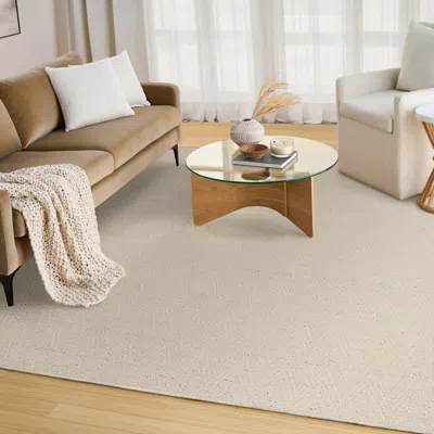 Ashley Dkny Pure Purl 7'9" X 9'9" Area Rug In Neutral