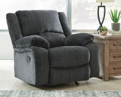 Ashley Draycoll Manual Rocker Recliner In Gray