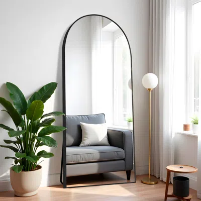 Ashley Dulcea Large Full Length Arched Free Standing Body Mirror In Multi