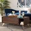 Ashley Edel Walnut Coffee Table In Multi