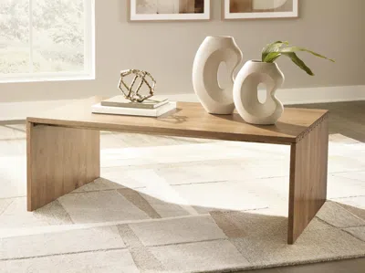Ashley Ella Grove Coffee Table In Brown