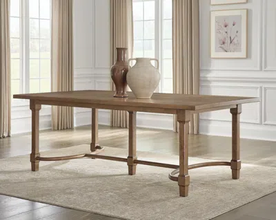 Ashley Ella Grove Dining Table In Brown