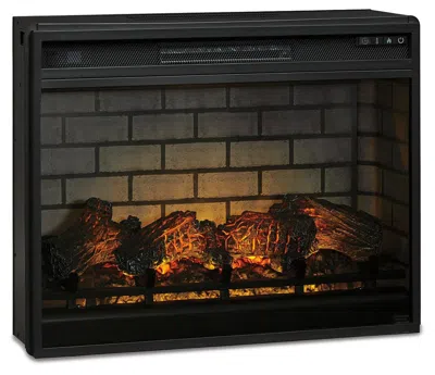Ashley Entertainment Accessories 31" Electric Infrared Fireplace Insert In Black