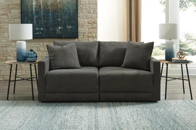 Ashley Evey 2-piece Modular Loveseat In Gray