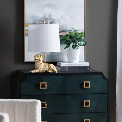 Ashley Evolution Retriever Dog Table Lamp In Gray