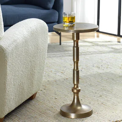 Ashley Exalted Living Traditional Accent Table In Brown