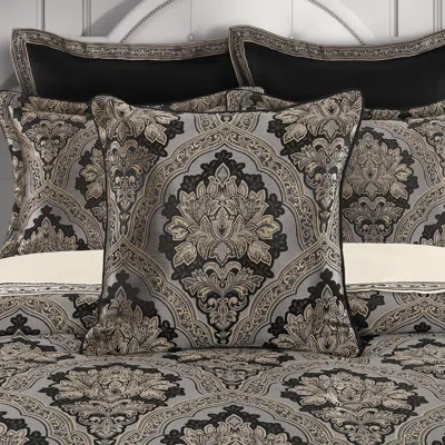 Ashley Five Queens Court Harriman Square Decorative Throw Pillow In Blue