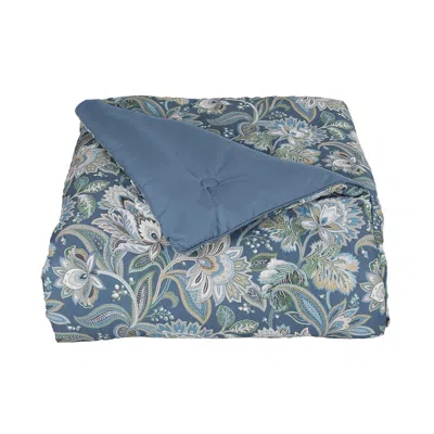 Ashley Five Queens Court Michaela 4 Piece California King Comforter Set In Blue
