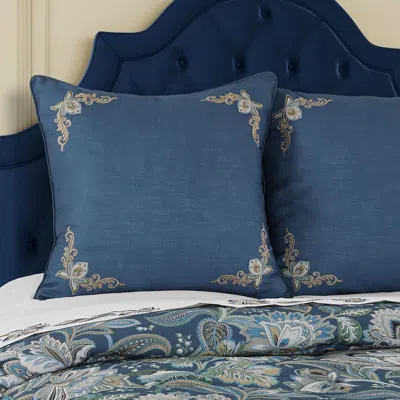 Ashley Five Queens Court Michaela Euro Sham In Blue