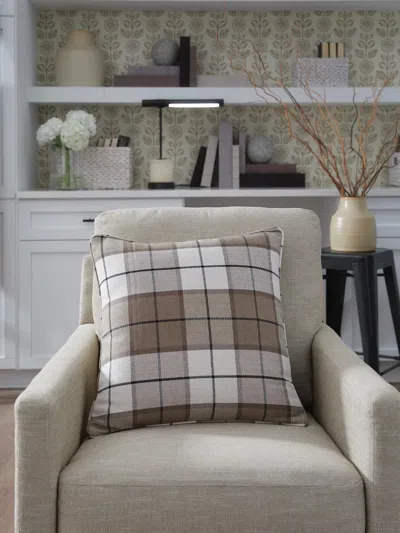 Ashley Godricton Pillow In Brown