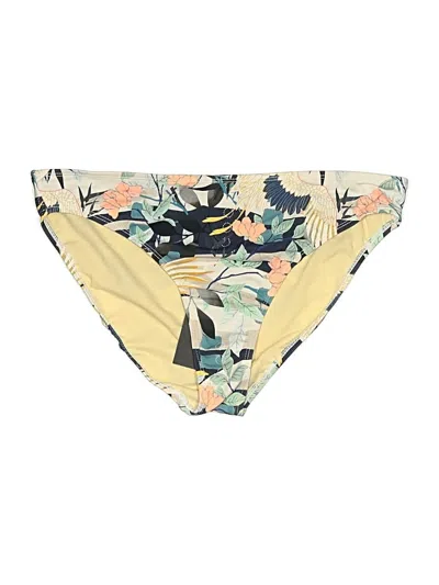 Pre-owned Ashley Graham X Swimsuits For All Swimsuit Bottoms In Yellow