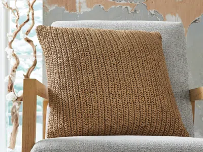 Ashley Habenvale Pillow In Brown