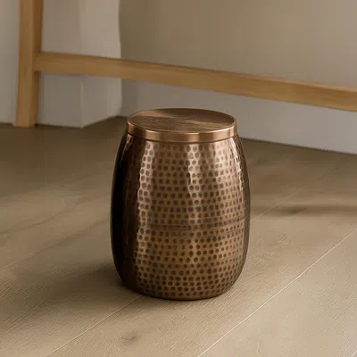 Ashley Happimess Merida Storage Side Table In Brown