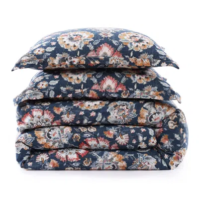 Ashley Hiend Accents Derby 3 Piece King Comforter Set In Multi