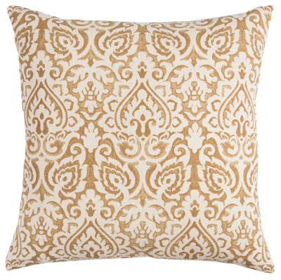 Ashley Home Accents Damask Throw Pillow In Gold