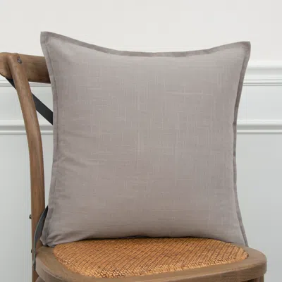 Ashley Home Accents Solid Throw Pillow In Gray