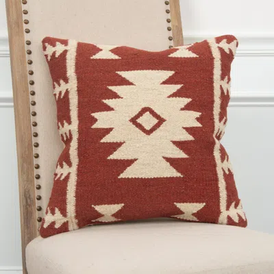 Ashley Home Accents Southwestern Stripe Throw Pillow In Red