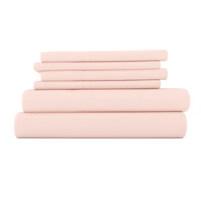 Ashley Home Collection Luxury Ultra Soft Twin Bed Sheet Set In Pink