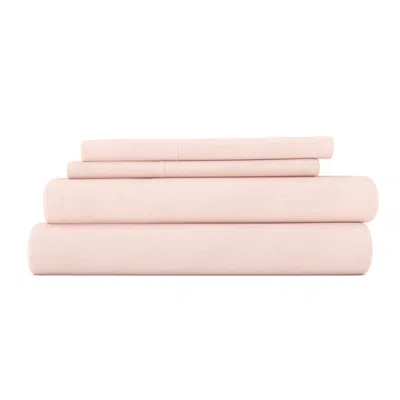 Ashley Home Collection Premium Ultra Soft Flannel Twin Bed Sheet Set In Pink