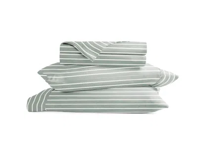 Ashley Ienjoy Home Awning 4 Piece Full Sheet Set In Green
