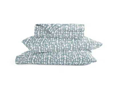 Ashley Ienjoy Home Cloud Burst 4 Piece Full Sheet Set In Blue