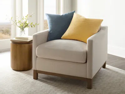 Ashley Ienjoy Home Distressed Decorative Throw Pillow In Yellow