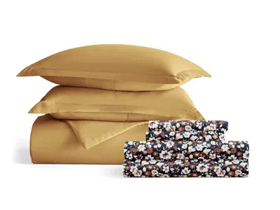 Ashley Ienjoy Home Dream 8 Piece California King Duvet Set In Brown