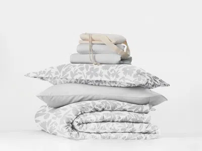 Ashley Ienjoy Home Floral 8 Piece Twin Xl Comforter Set In White
