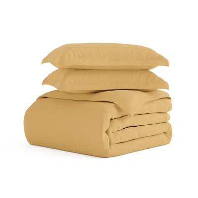 Ashley Ienjoy Home King/california King Duvet Set In Gold