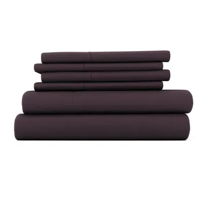 Ashley Ienjoy Home Luxury Ultra Soft Twin Sheet Set In Brown