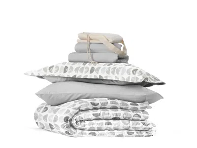 Ashley Ienjoy Home Moon 8 Piece Twin Xl Comforter Set In Gray