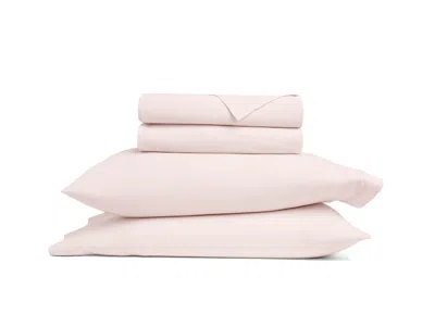 Ashley Ienjoy Home Percale 4 Piece California King Sheet Set In Pink