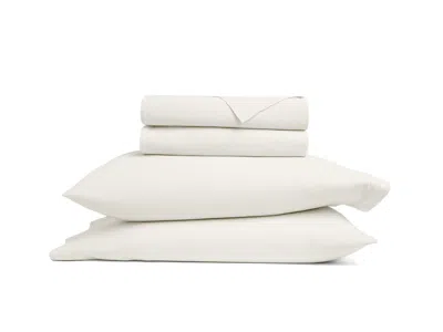 Ashley Ienjoy Home Percale 4 Piece Full Sheet Set In White