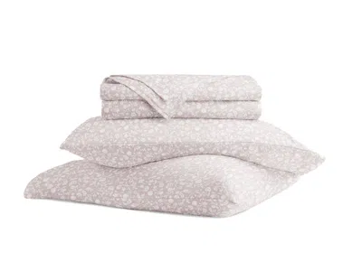 Ashley Ienjoy Home Rustic Jacobean 4 Piece California King Sheet Set In Pink