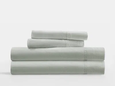 Ashley Ienjoy Home Staple 4 Piece King Sheet Set In Green
