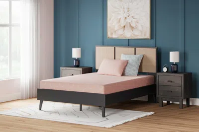 Ashley Ikidz Coral Full Mattress And Pillow In Orange