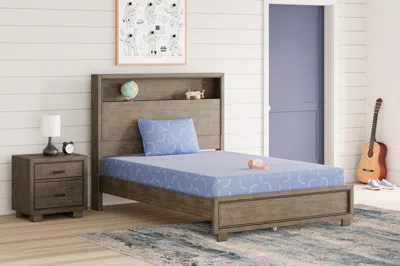 Ashley Ikidz Ocean Full Mattress And Pillow In Blue