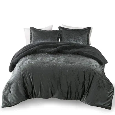 Ashley Intelligent Design Mira 2-piece Twin/twin Xl Comforter Set In Black