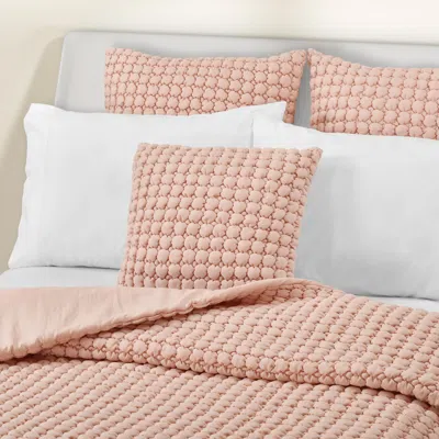Ashley J. Queen Bold Cloud Puff Decorative Throw Pillow In Pink