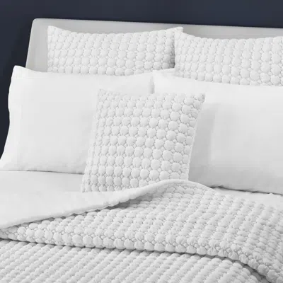 Ashley J. Queen Bold Cloud Puff Decorative Throw Pillow In White